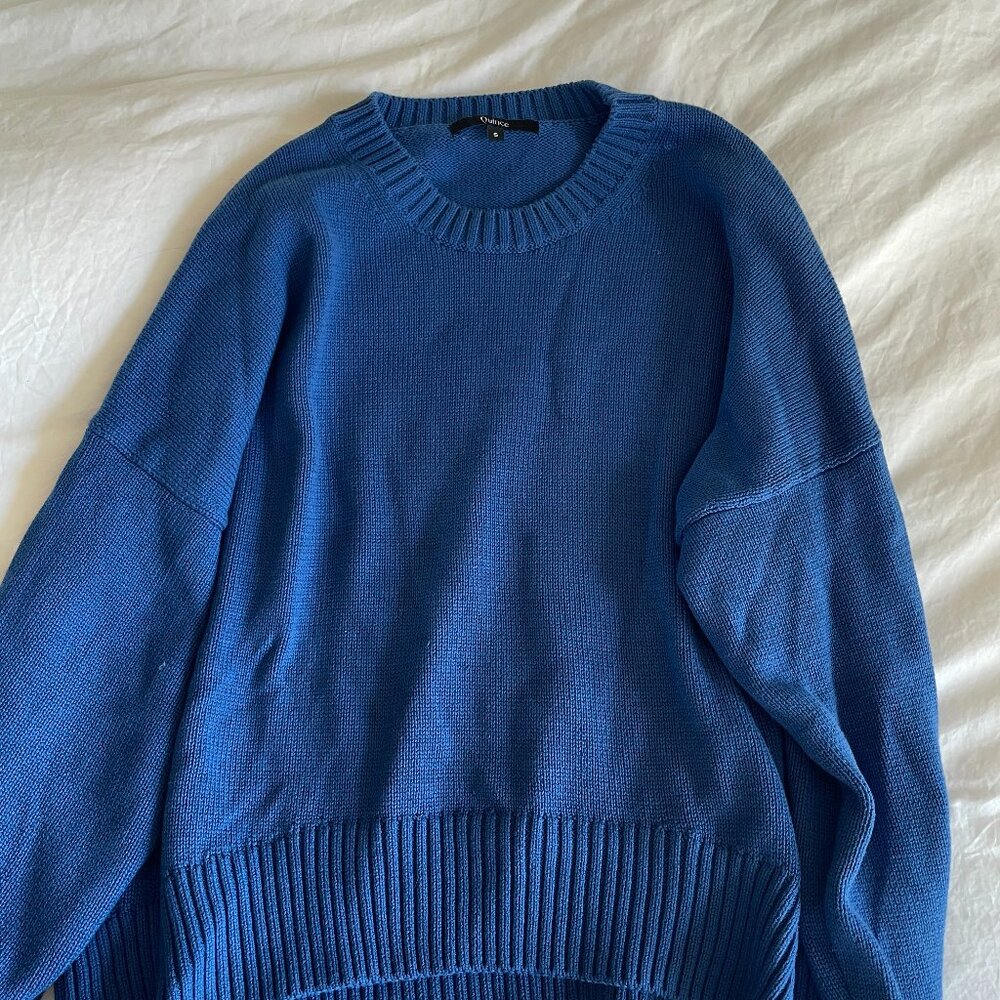 100% Organic Cotton Boyfriend Crew Sweater